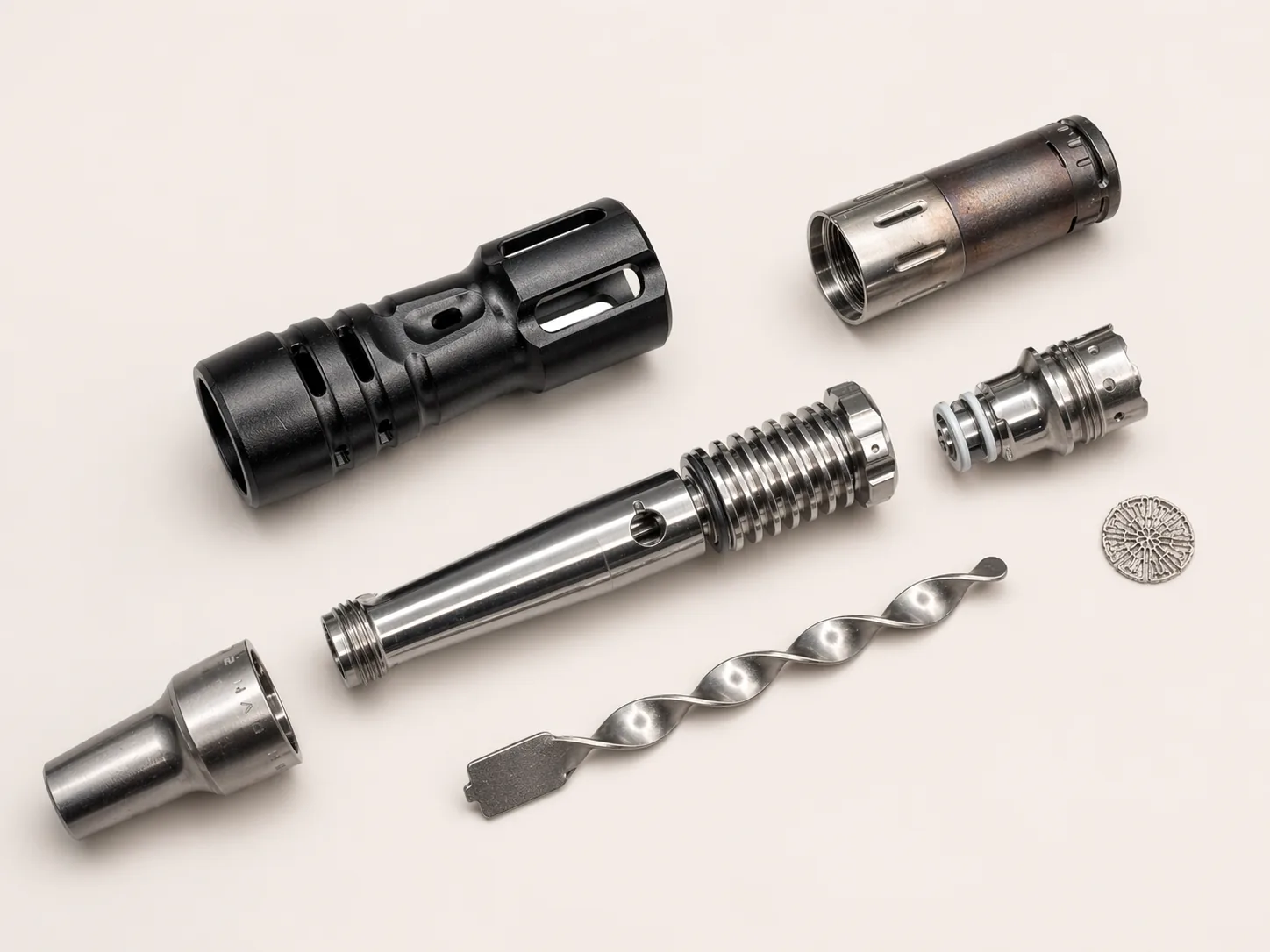 Glas-Wasserfilter auf Walnuss-Tablett